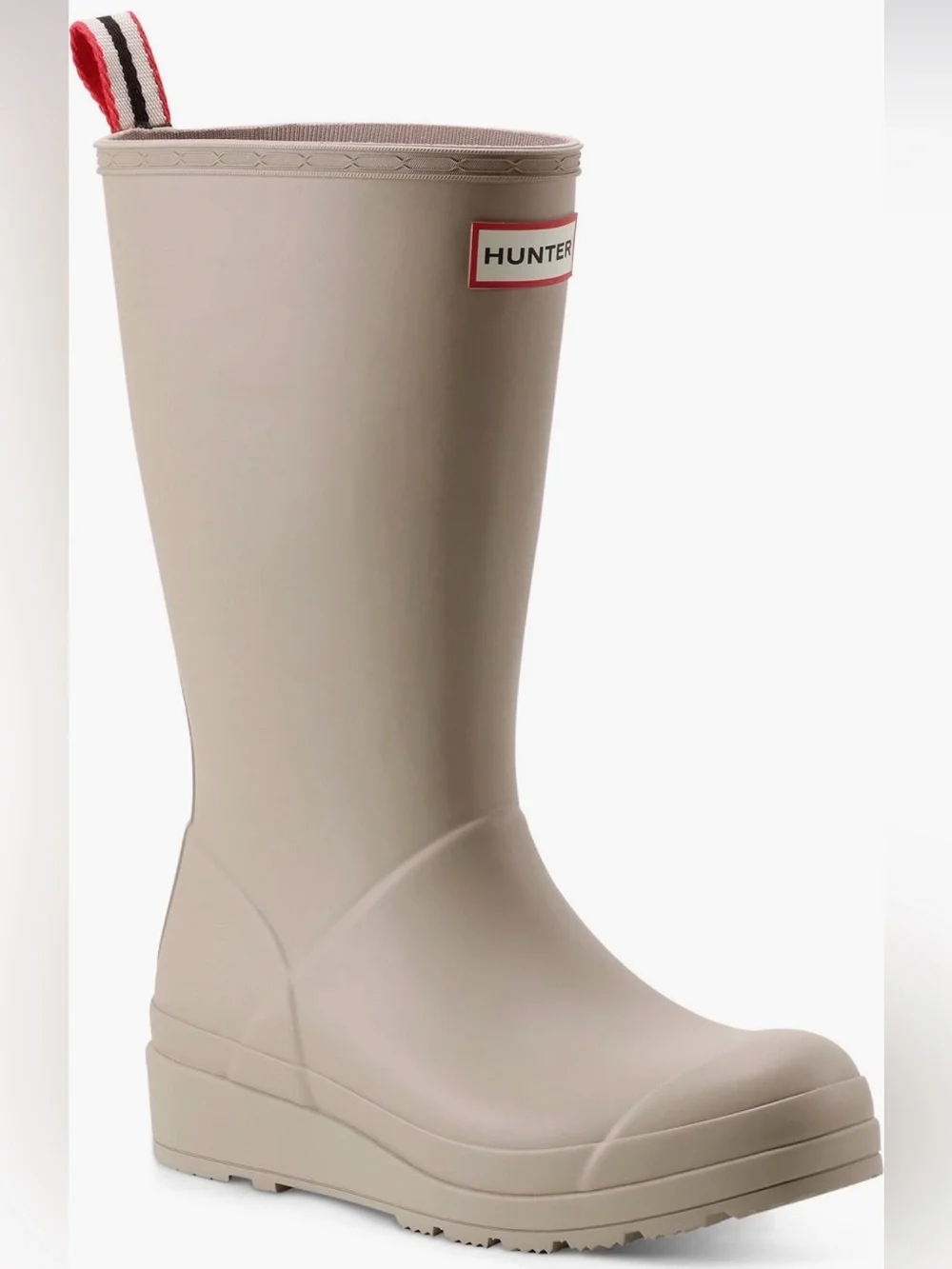 Hunter Women’s Original Play Tall Zinc Tan Waterproof Rain Boot -Sz 11, Like New